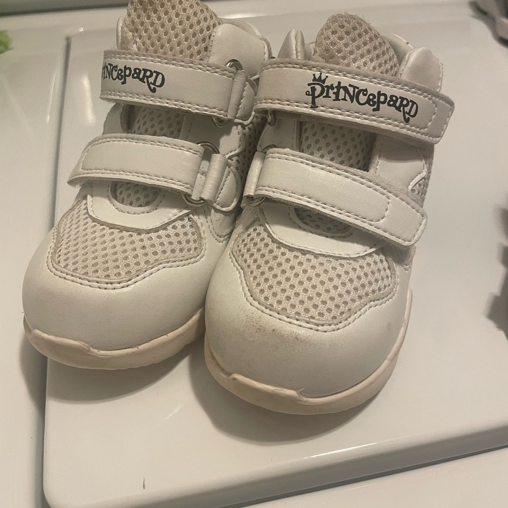 Prince Kids White Sneakers
